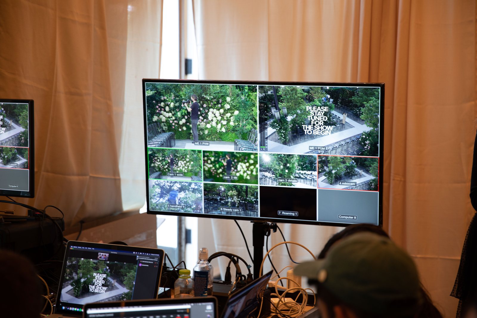 Live multicam broadcast control